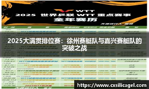 2025大满贯排位赛：徐州赛艇队与嘉兴赛艇队的突破之战